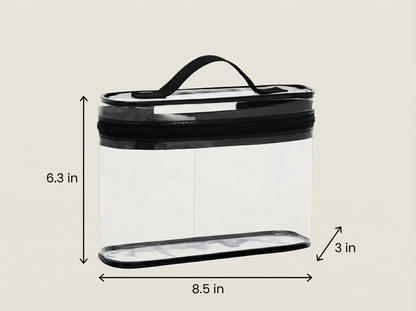 Clear TSA-Approved Cosmetic Travel Bag