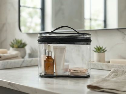 Clear TSA-Approved Cosmetic Travel Bag