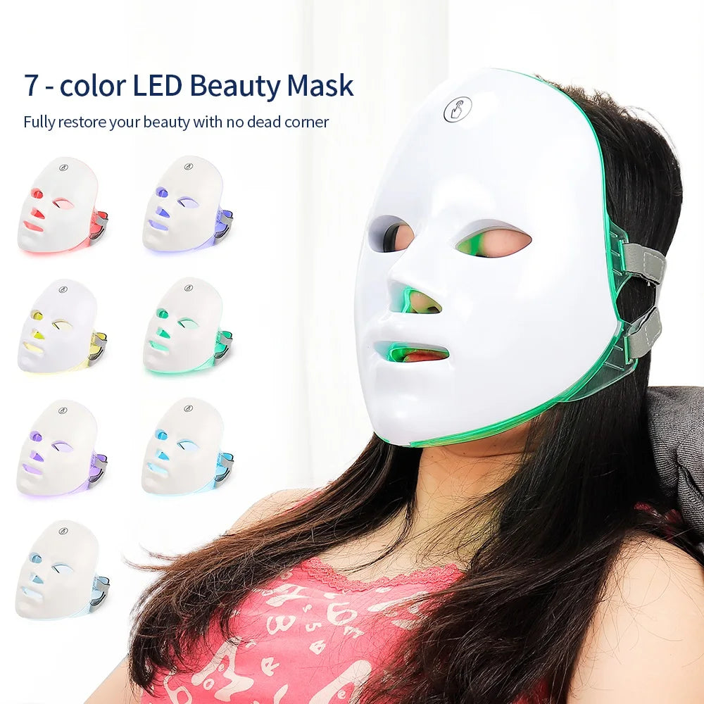 Flair Femme™ LED Light Therapy Beauty Mask / Face, Neck