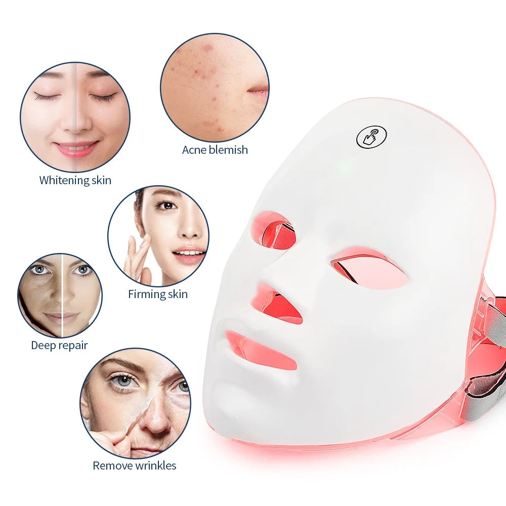 Flair Femme™ LED Light Therapy Beauty Mask / Face, Neck