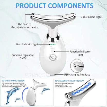 Flair Femme™ Microtoner Neck & Facial Beauty Device